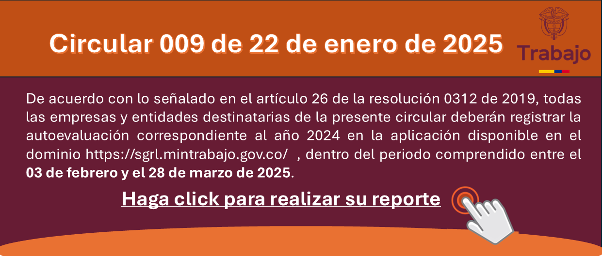 Circular 009 de 22 de enero de 2025